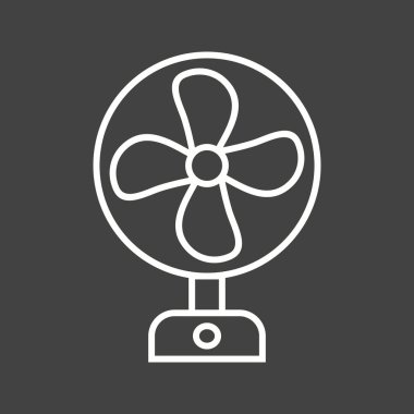 Eşsiz Fan Vektör Satırı Simgesi