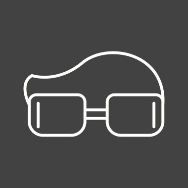 Eşsiz Google Vektör Satır Simgesi