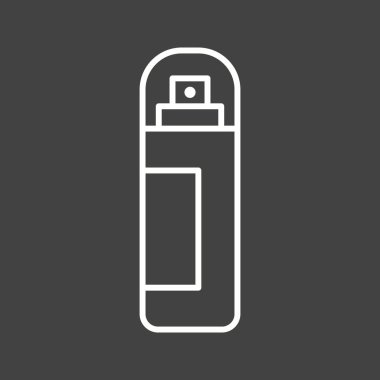 Eşsiz Sprey Vektör Satır Simgesi