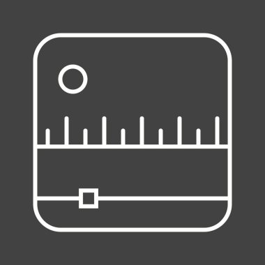 Eşsiz Fm Radyo Vektör Satır Simgesi