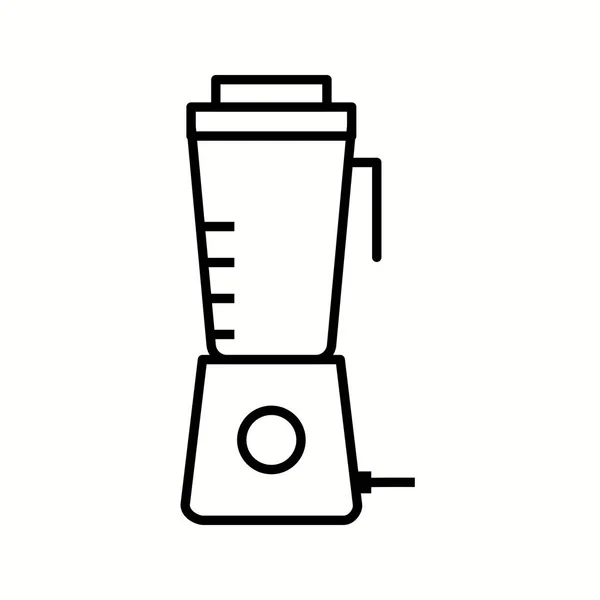 독특 한 juicer machine line vector icon — 스톡 벡터