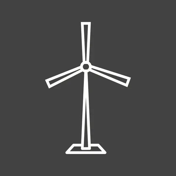 Jedinečná ikona vektoru turbíny — Stockový vektor