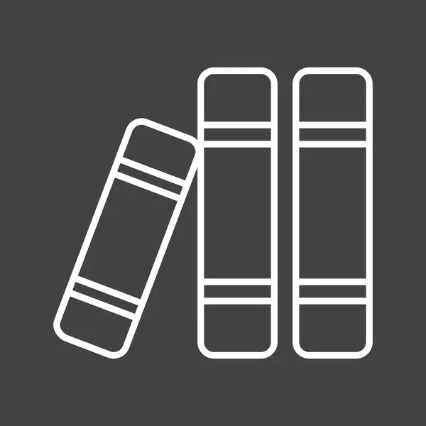 Unieke boeken Vector Line Icon — Stockvector