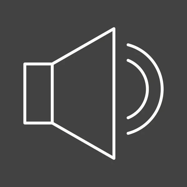 Perfiles de audio únicos Vector Line Icon — Vector de stock