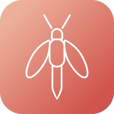 Eşsiz Ateş Böceği Satırı Vektör Simgesi