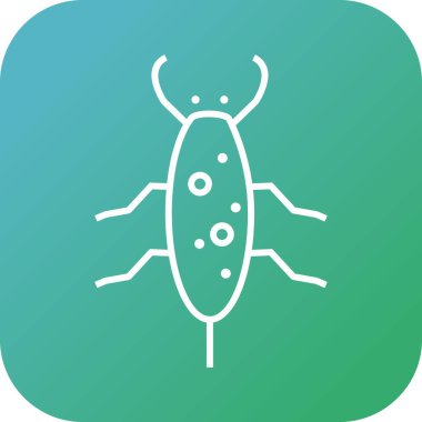 Eşsiz Hamamböceği Vektör Satır Simgesi