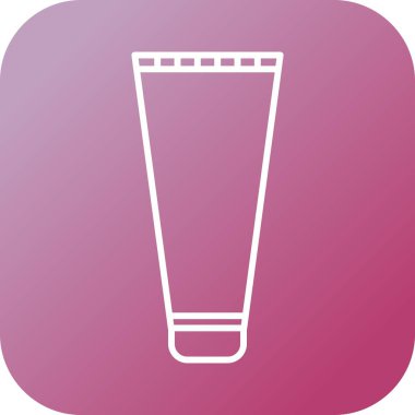 Benzersiz Tıraş Kremi Vektör Satırı Simgesi