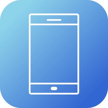 Eşsiz Telefon Vektör Satırı Simgesi