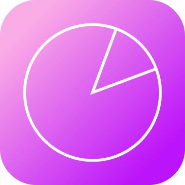 Eşsiz Veri Kullanımı Vektör Satırı Simgesi