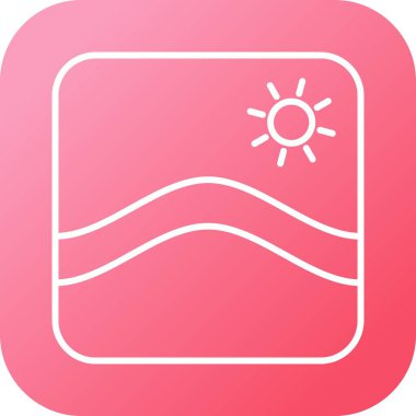 Eşsiz Duvar Kağıdı Vektör Satırı Simgesi