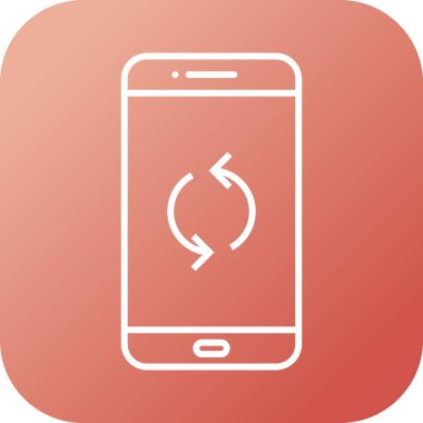 Eşsiz Vektör Satır Simgesini Eşzamanla