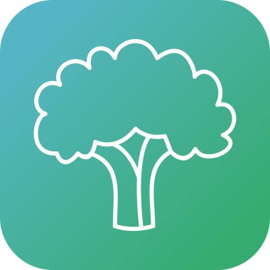 Eşsiz Karnabahar Vektör Çizgisi Simgesi