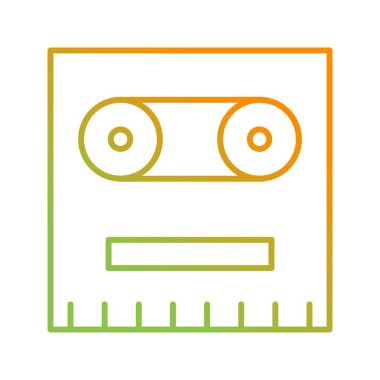 Eşsiz Kayıt Vektörü Satır Simgesi