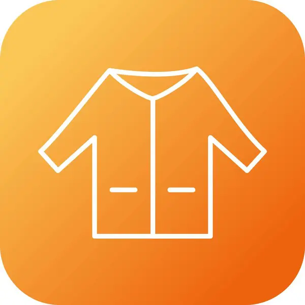 Einzigartiges Sweater Vector Line Icon — Stockvektor