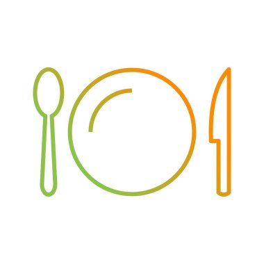 Eşsiz Utensils Vektör Satır Simgesi