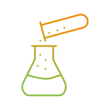 Eşsiz Deney Vektör Satırı Simgesi