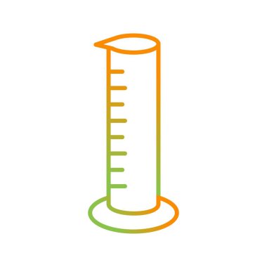 Eşsiz Mezuniyetli Silindir Vektör Satır Simgesi