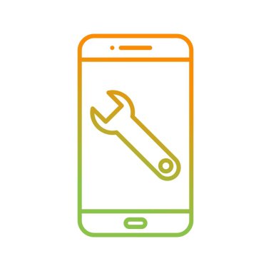 Eşsiz Yapılandırma Vektör Satır Simgesi