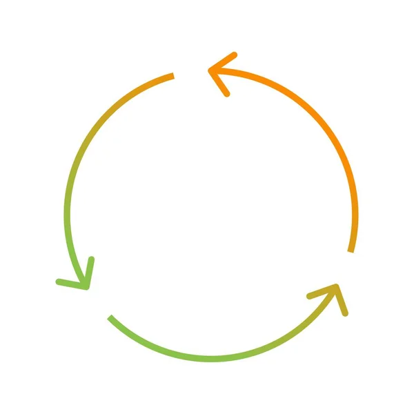 Icono Línea Vectorial Reciclaje Único — Archivo Imágenes Vectoriales