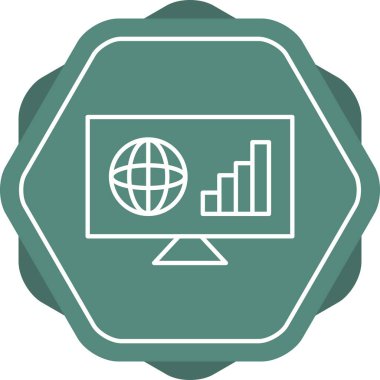 Eşsiz İş Haberleri Vektör Satırı Simgesi