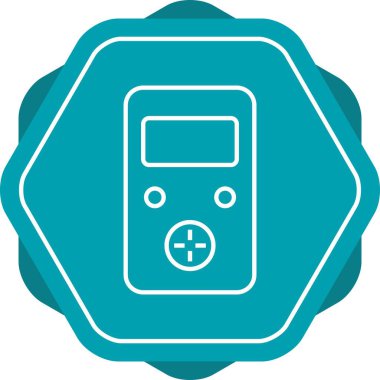 Eşsiz Konsol Vektör Satırı Simgesi