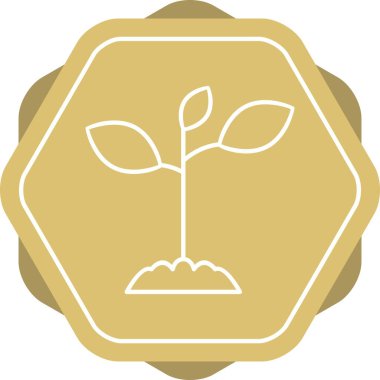 Eşsiz Bitki Vektör Satırı Simgesi