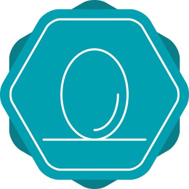 Eşsiz Yumurta Vektör Satırı Simgesi