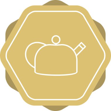 Eşsiz Kettle Vektör Satırı Simgesi