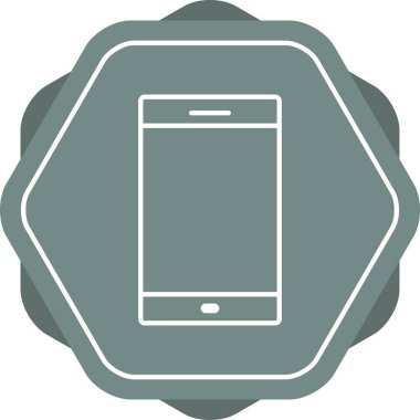 Eşsiz Telefon Vektör Satırı Simgesi