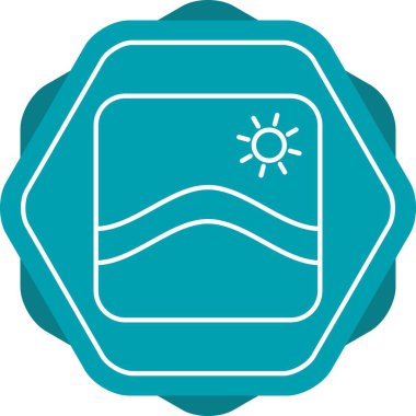 Eşsiz Duvar Kağıdı Vektör Satırı Simgesi