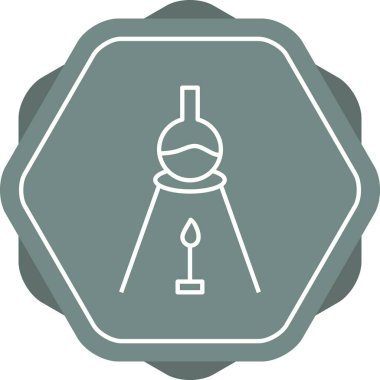 Isı Ii Vektör Satır Simgesi Üzerine Eşsiz Deney