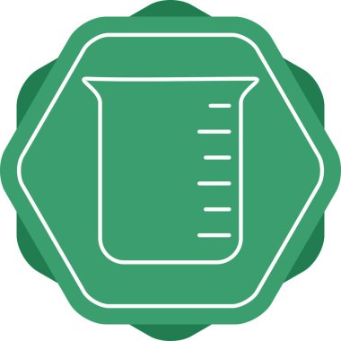 Eşsiz Ölçüm Kimyasal Vektör Satırı Simgesi