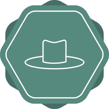 Eşsiz Şapka I Vektör Satır Simgesi