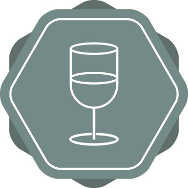 Benzersiz Yumuşak İçecek Vektör Satırı Simgesi