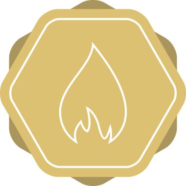 Benzersiz Mum Vektör Satırı Simgesi