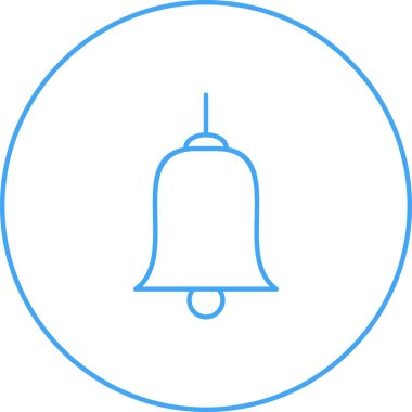 Eşsiz Çan Vektör Satırı Simgesi