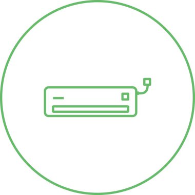 Eşsiz Klima Satır Vektörü Simgesi