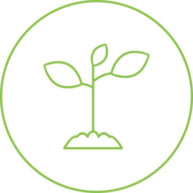 Eşsiz Bitki Vektör Satırı Simgesi