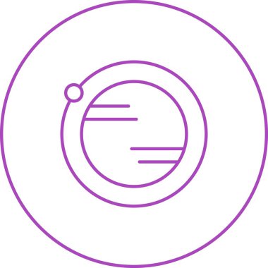 Eşsiz Yörünge Vektör Satırı Simgesi