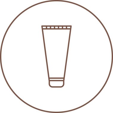 Benzersiz Tıraş Kremi Vektör Satırı Simgesi