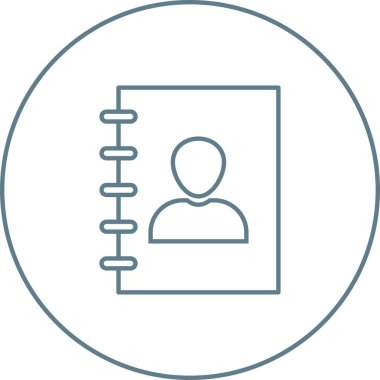 Eşsiz Kişi Vektör Satır Simgesi