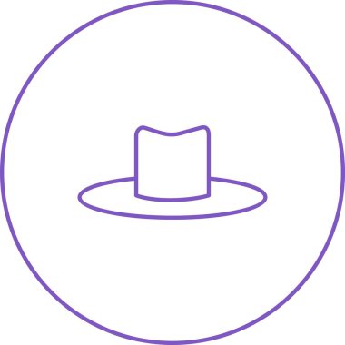 Eşsiz Şapka I Vektör Satır Simgesi