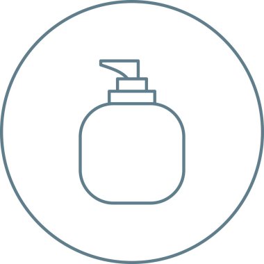 Benzersiz Losyon Vektör Satırı Simgesi