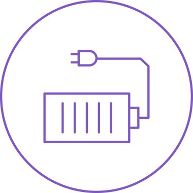 Eşsiz Hücre ve Eklenti Vektör Satırı Simgesi