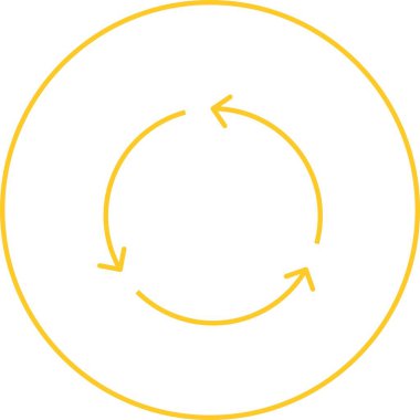 Eşsiz Geri Dönüşüm Vektör Satırı Simgesi