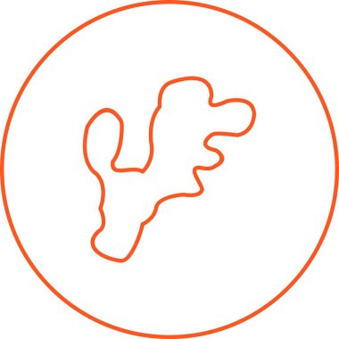 Eşsiz Ginger Vektör Satır Simgesi