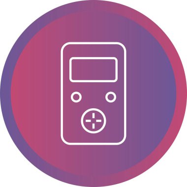 Eşsiz Konsol Vektör Satırı Simgesi