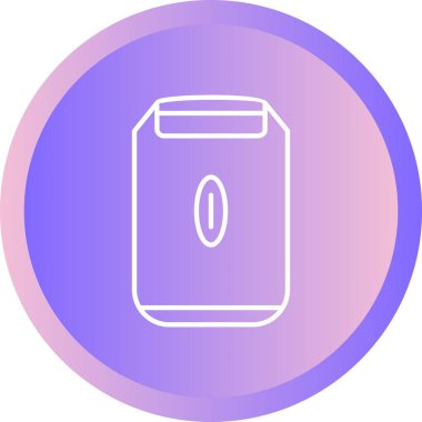 Benzersiz Tıraş Makinesi Vektör Satır Simgesi