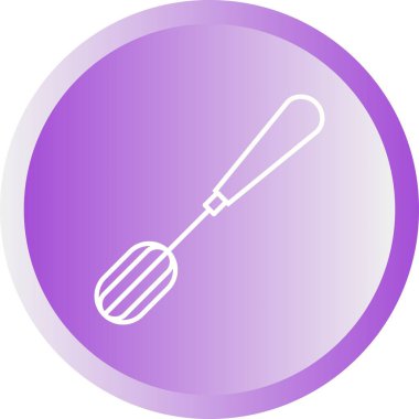 Eşsiz El Dövücü Satır Vektörü Simgesi