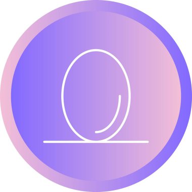 Eşsiz Yumurta Vektör Satırı Simgesi